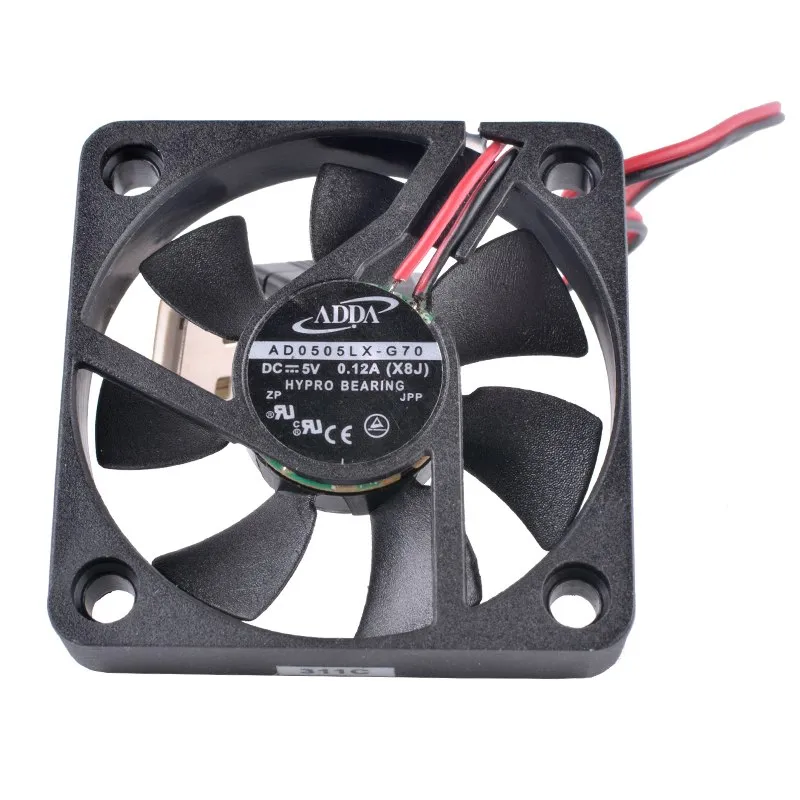 ADDA AD0505LX-G70 DC5V 0.12A USB DIY transformation router set-top box cooling ADDA AD0505LX-G70 DC5V 0.12A USB DIY transformation router set-top box cooling