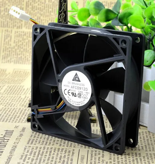 Delta AFC0912D 12V 0.46A 92*92*25 four line PWM cooling fan Delta AFC0912D 12V 0.46A 92*92*25 four line PWM cooling fan
