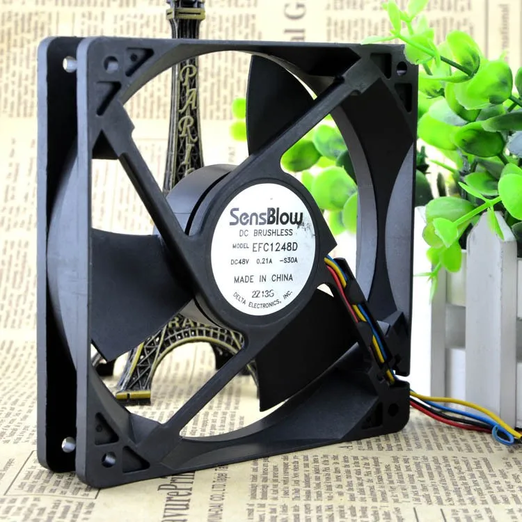 Delta EFC1248D-S30A 48V 0.21A 4wire PWM fan Huawei switches Delta EFC1248D-S30A 48V 0.21A 4wire PWM fan Huawei switches
