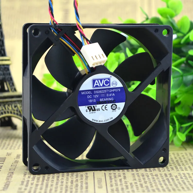 AVC DS09225T12HP079 DC12V 0.41A 4-wires PWM cooling fan AVC DS09225T12HP079 DC12V 0.41A 4-wires PWM cooling fan