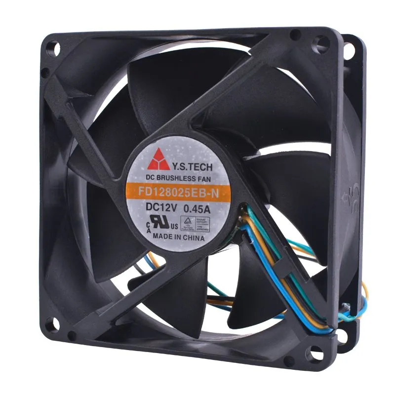 Y.S.TECH FD128025EB-N DC12V 0.45A cooling fan Y.S.TECH FD128025EB-N DC12V 0.45A cooling fan