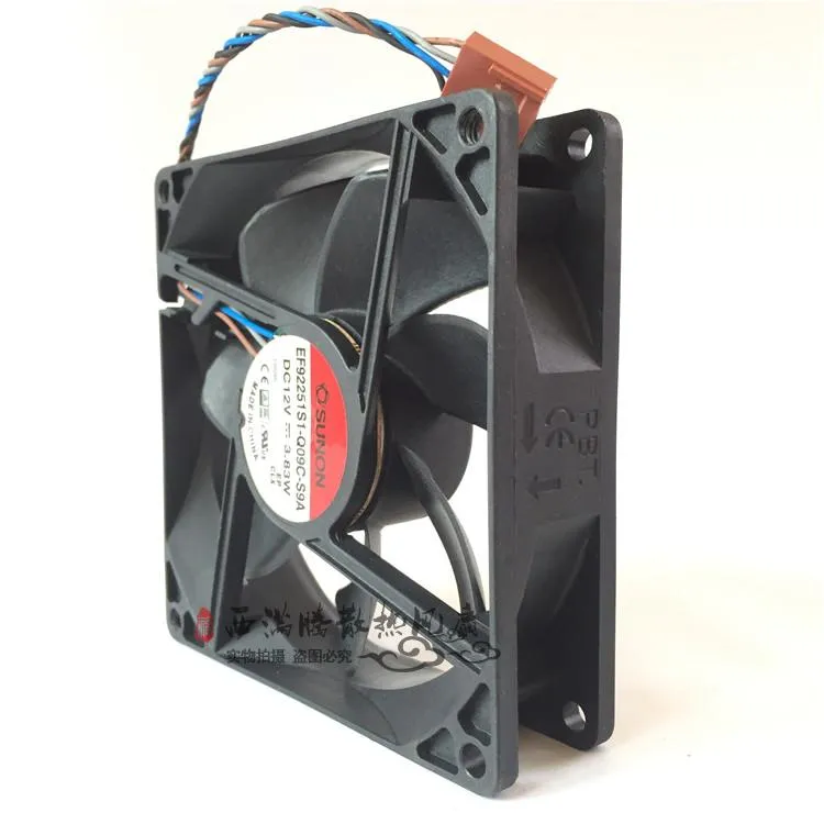 SUNON EF92251S1-Q09C-S9A 9225 12V 3.83W 4-wire 90 * 90 * 25mm Cooling fan SUNON EF92251S1-Q09C-S9A 9225 12V 3.83W 4-wire 90 * 90 * 25mm Cooling fan