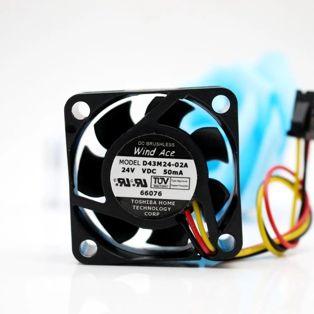 Wind Ace D43M24-02A DC24V 50mA DC BRUSHLESS cooling fan Wind Ace D43M24-02A DC24V 50mA DC BRUSHLESS cooling fan