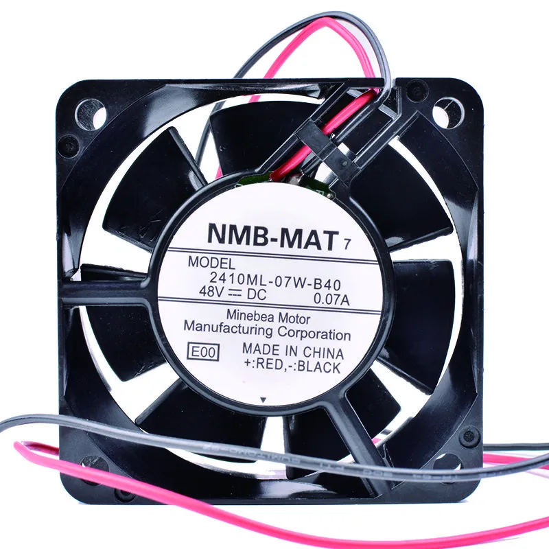 NMB 2410ML-07W-B40 6cm 48V 0.07A Inverter server cooling fan NMB 2410ML-07W-B40 6cm 48V 0.07A Inverter server cooling fan