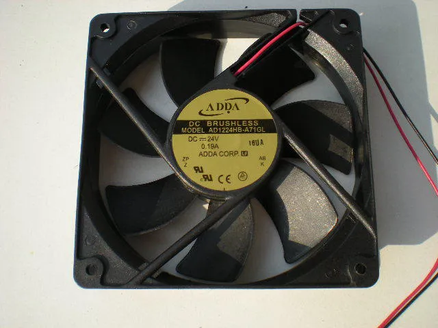 ADDA AD1224HB-A71GL 24V cooling axial fan ADDA AD1224HB-A71GL 24V cooling axial fan