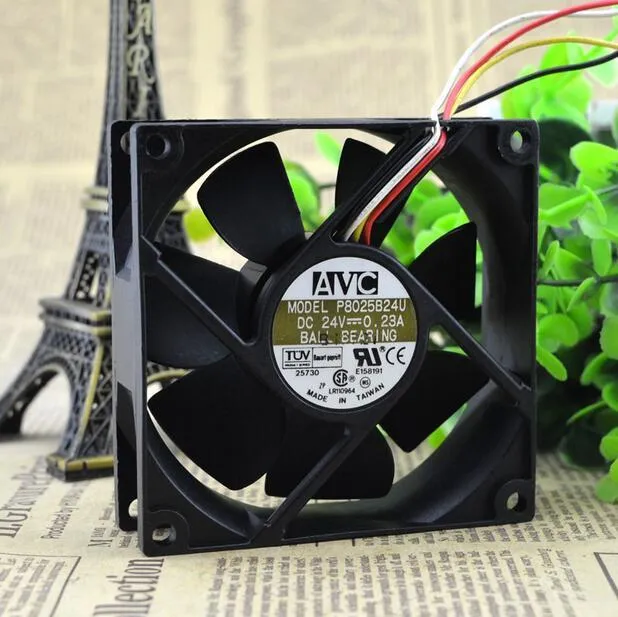AVC P8025B24U 0.23A 24V inverter industrial cooling fan AVC P8025B24U 0.23A 24V inverter industrial cooling fan