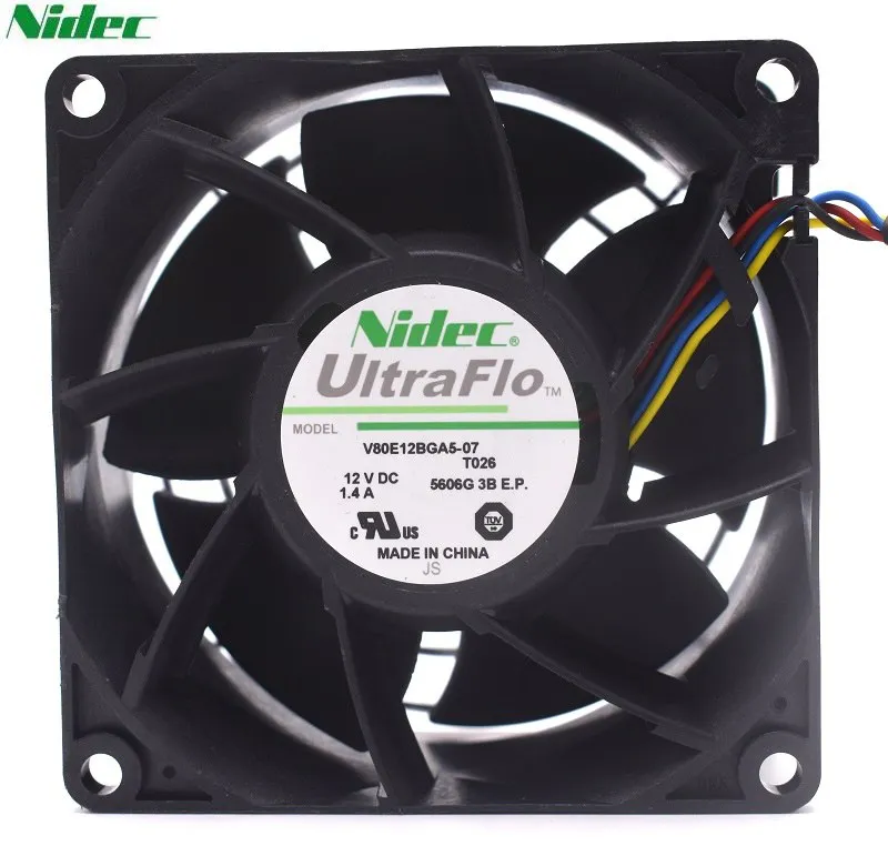 NIDEC V80E12BGA5-07 12V 1.4A intelligent cooling fan NIDEC V80E12BGA5-07 12V 1.4A intelligent cooling fan