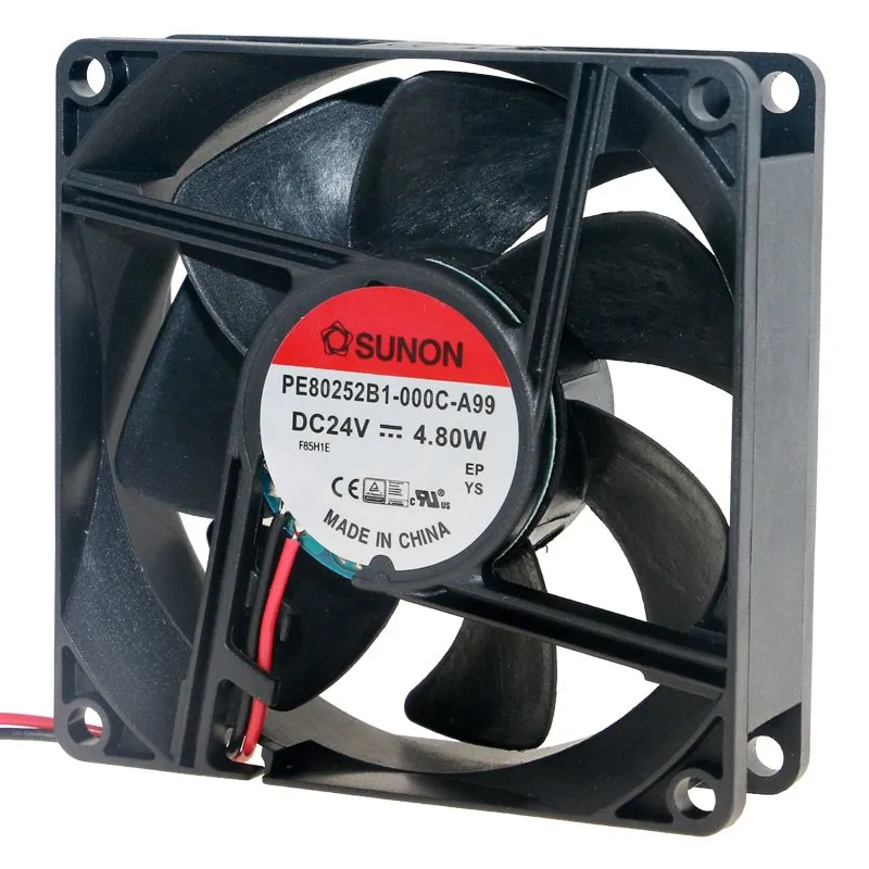 SUNON PE80252B1-000C-A99 DC 24V 4.80W cooling fan SUNON PE80252B1-000C-A99 DC 24V 4.80W cooling fan