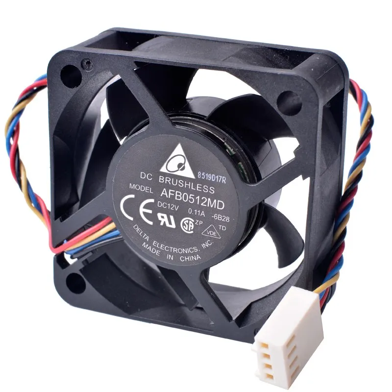 DELTA AFB0512MD 12V 0.11A 4-wire double ball bearing cooling fan DELTA AFB0512MD 12V 0.11A 4-wire double ball bearing cooling fan