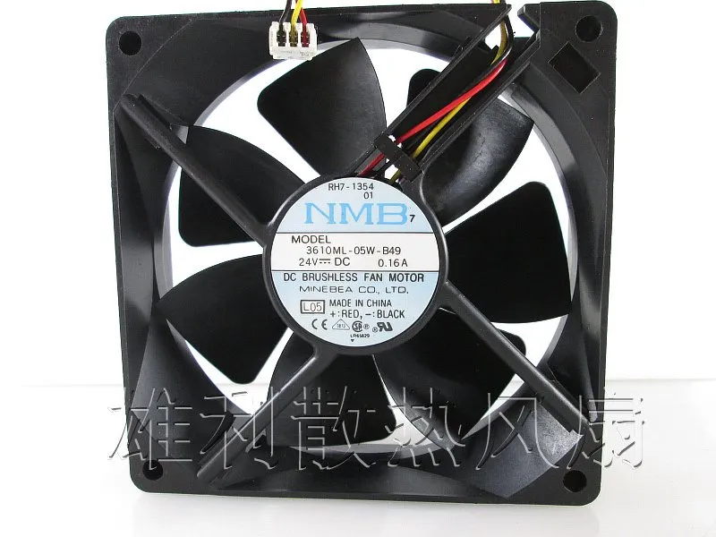 NMB 3610ML-05W-B49 DC24V 0.16A inverter fan NMB 3610ML-05W-B49 DC24V 0.16A inverter fan