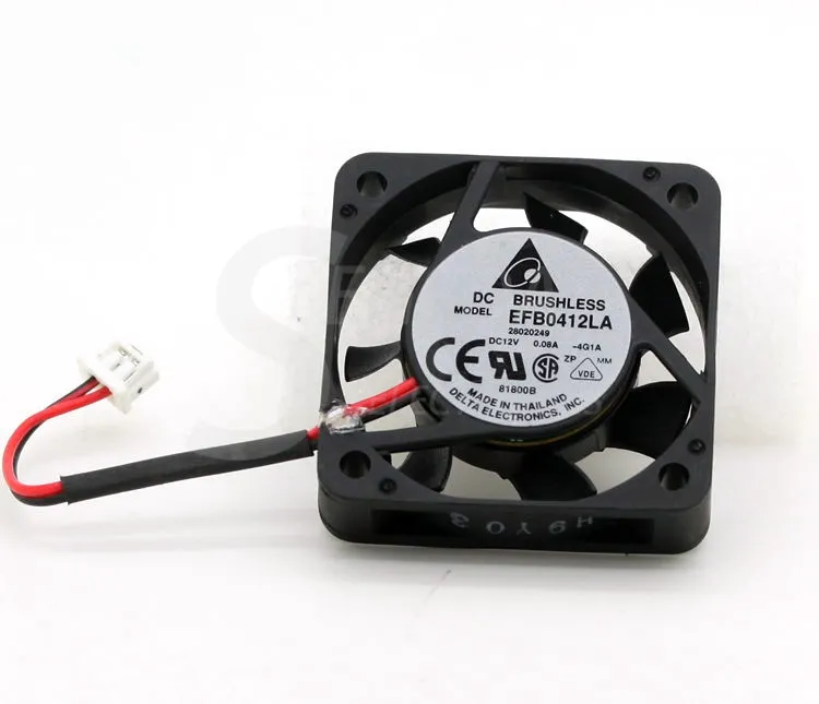 Delta EFB0412LA 4cm 12V 0.08A cpu computer inverter cooling axial fan Delta EFB0412LA 4cm 12V 0.08A cpu computer inverter cooling axial fan