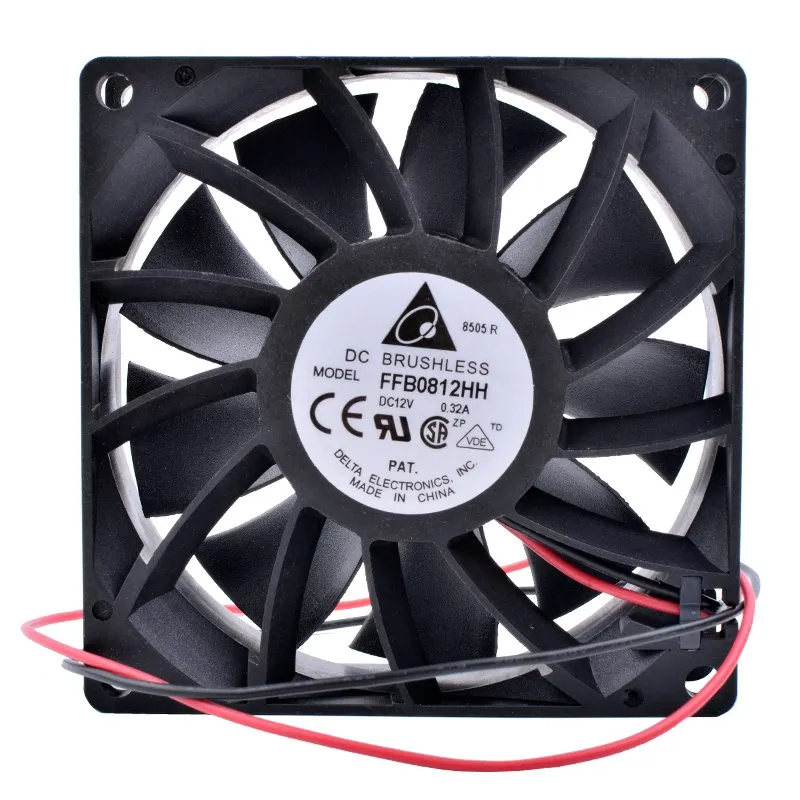 DELTA FFB0812HH DC12V 0.32A Double ball bearing cooling fan DELTA FFB0812HH DC12V 0.32A Double ball bearing cooling fan