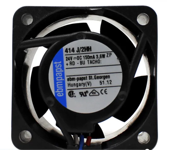 ebmpapst 414J /2HH DC24V 2.3W 3-wire cooling fan ebmpapst 414J /2HH DC24V 2.3W 3-wire cooling fan