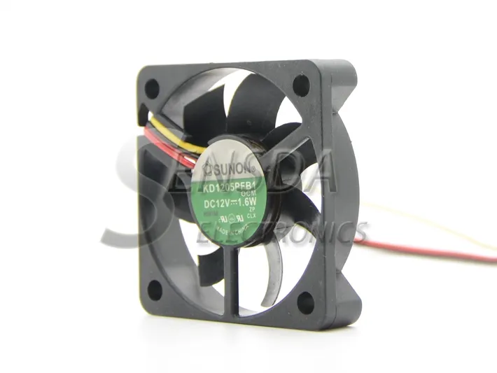 Sunon KD15PFB1 5x5x1 5cm DC12V 1.6W Axial Cooling fan Sunon KD15PFB1 5x5x1 5cm DC12V 1.6W Axial Cooling fan