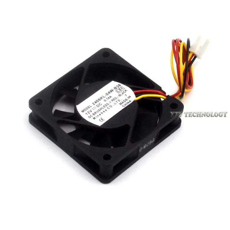 NMB 2406KL-04W-B36 12V 0.14A dual ball bearing cooling fan NMB 2406KL-04W-B36 12V 0.14A dual ball bearing cooling fan