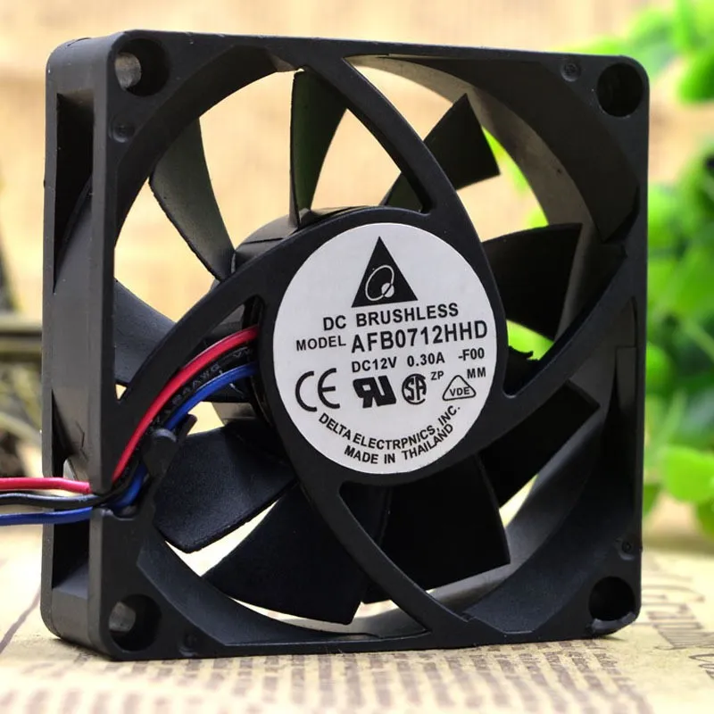 Delta AFB0712HHD DC12V 0.3A Server Inverter Industrial Axial Cooling Fan Delta AFB0712HHD DC12V 0.3A Server Inverter Industrial Axial Cooling Fan