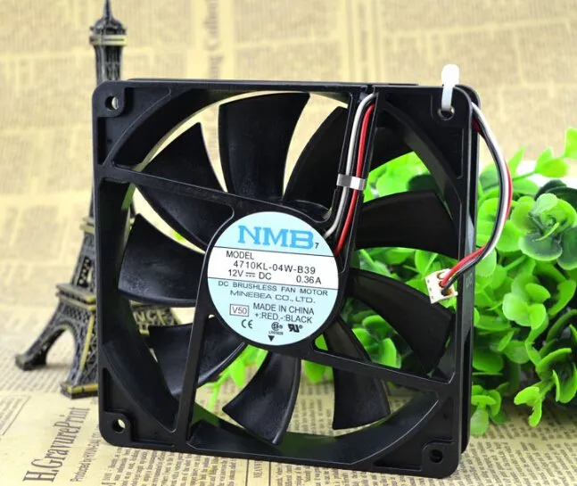 NMB-MAT 120*120*25 4710KL-04W-B39 DC12V 0.36A 12CM fan NMB-MAT 120*120*25 4710KL-04W-B39 DC12V 0.36A 12CM fan