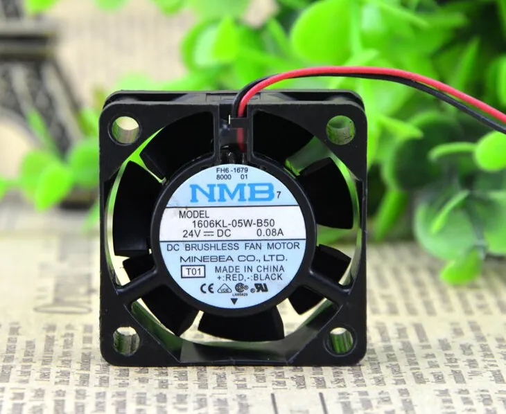 NMB 1606KL-05W-B50 24V 0.08A 2wire inverter switch cooling fan NMB 1606KL-05W-B50 24V 0.08A 2wire inverter switch cooling fan