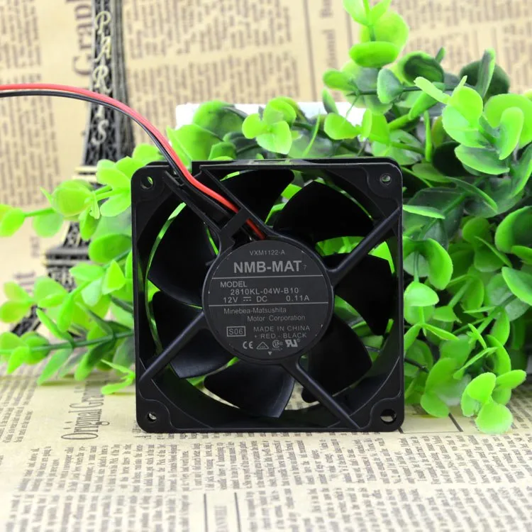 NMB 2810KL-04W-B10 7cm 12V 0.11A dual ball bearing cooling fan NMB 2810KL-04W-B10 7cm 12V 0.11A dual ball bearing cooling fan