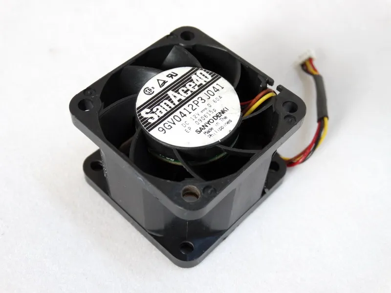 Sanyo 9GV0412P3J041 12V 0.6A server winds of dual ball bearing cooling fan Sanyo 9GV0412P3J041 12V 0.6A server winds of dual ball bearing cooling fan