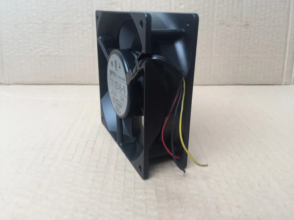 SERVO D1238E12B7AS-14 DC12V 1.2A three-wire metal frame fan SERVO D1238E12B7AS-14 DC12V 1.2A three-wire metal frame fan