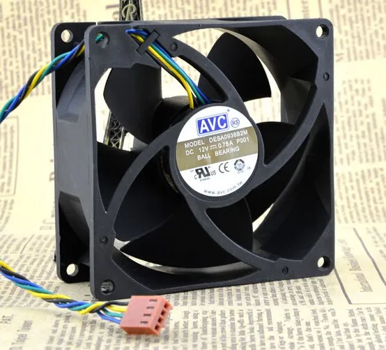 AVC DESA0938B2M 0.75A 4line PWM temperature control double ball fan AVC DESA0938B2M 0.75A 4line PWM temperature control double ball fan