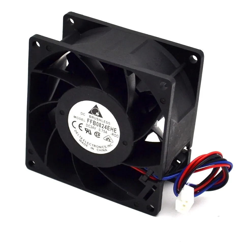 Delta FFB0824EHE 24V 80*80*38mm axial cooling fan Delta FFB0824EHE 24V 80*80*38mm axial cooling fan
