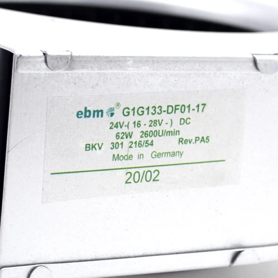 papst G1G133 G1G133-DF01-17 24V 62W inverter turbo fan papst G1G133 G1G133-DF01-17 24V 62W inverter turbo fan
