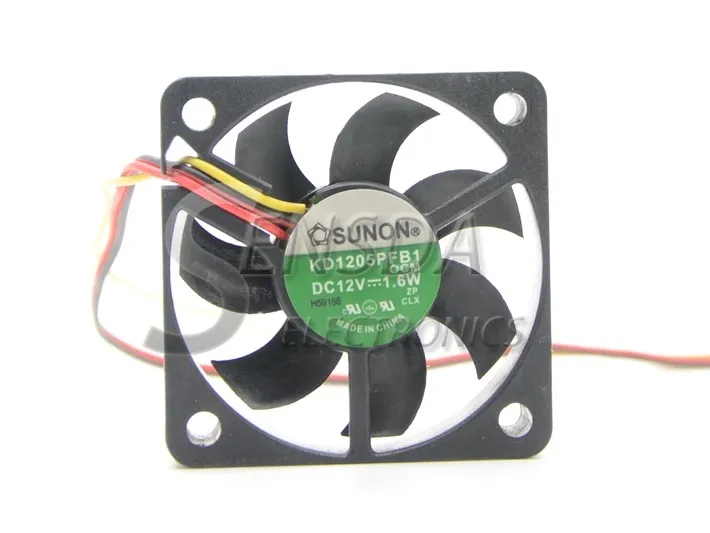 Sunon KD15PFB1 5x5x1 5cm DC12V 1.6W Axial Cooling fan Sunon KD15PFB1 5x5x1 5cm DC12V 1.6W Axial Cooling fan