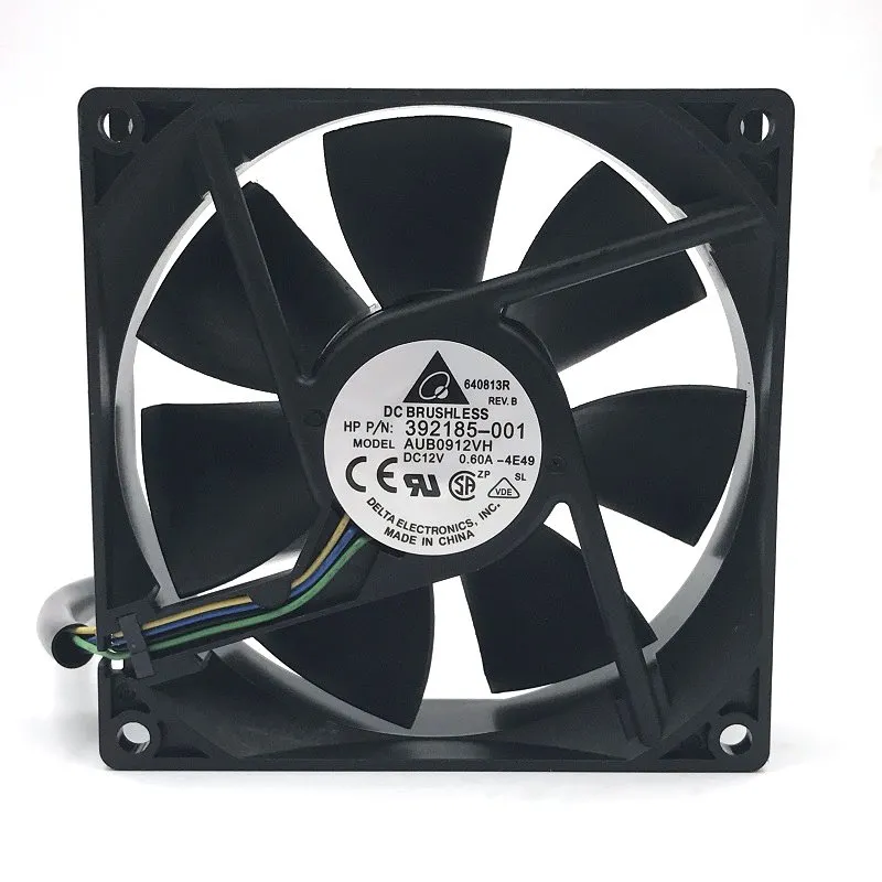 Delta AUB0912VH 392185-001 12V 0.60A 4-pin cooling fans Delta AUB0912VH 392185-001 12V 0.60A 4-pin cooling fans