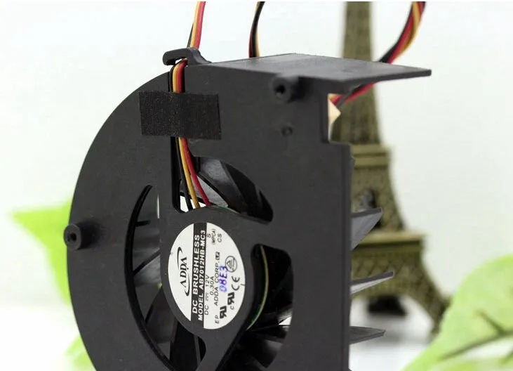 ADDA AB7012HB-MC3 7CM 12V 0.30A dual ball turbo fan ADDA AB7012HB-MC3 7CM 12V 0.30A dual ball turbo fan