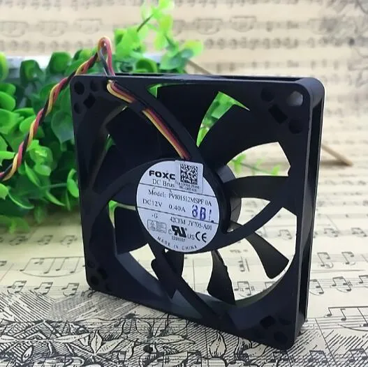 PV801512MSPF0A 12V 0.40A 8015 8cm 3line large air volume fan PV801512MSPF0A 12V 0.40A 8015 8cm 3line large air volume fan