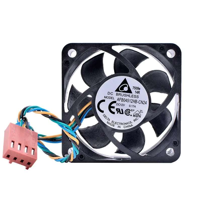 DELTA AFB04512HB-CN24 DC12V 0.17A 4pin pwm mini chassis cooling fan DELTA AFB04512HB-CN24 DC12V 0.17A 4pin pwm mini chassis cooling fan