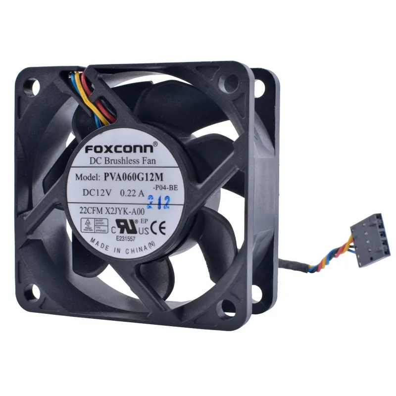 FOXCONN PVA06G12M DC12V 0.22A DC Brushless cooling fan FOXCONN PVA06G12M DC12V 0.22A DC Brushless cooling fan
