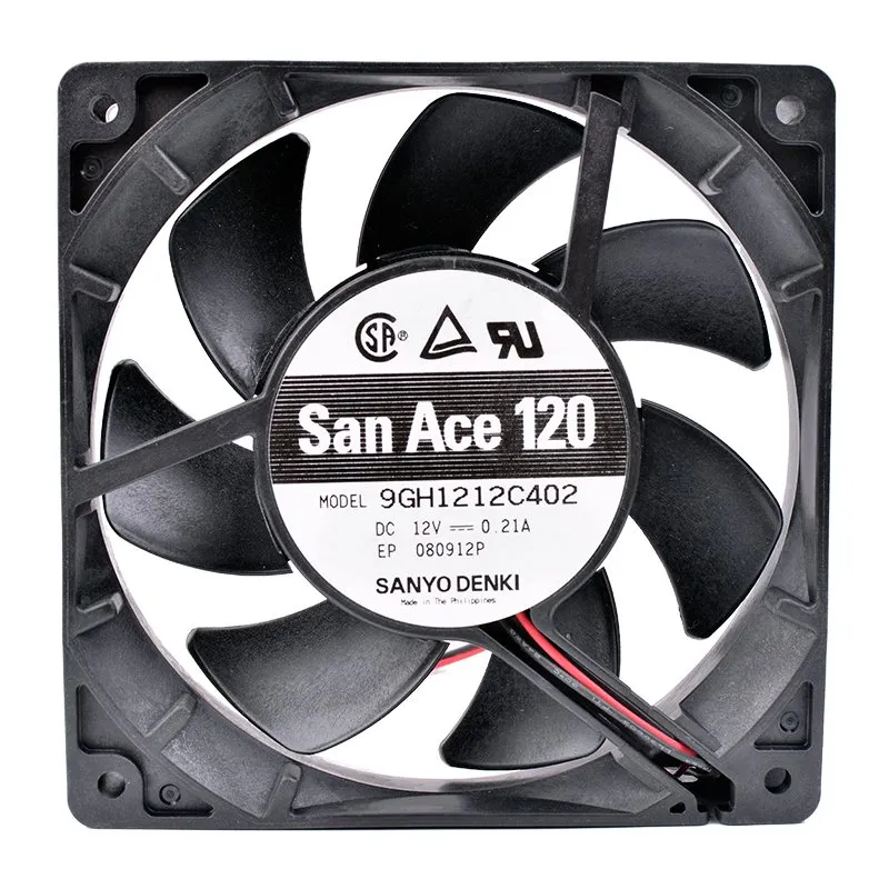 Sanyo 9GH1212C402 12CM DC12V 0.21A server cooling fan Sanyo 9GH1212C402 12CM DC12V 0.21A server cooling fan