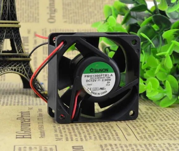 SUNON PMD16PTB1-A 60*60*25 12V 3.9W 6CM 2wire cooling fan SUNON PMD16PTB1-A 60*60*25 12V 3.9W 6CM 2wire cooling fan