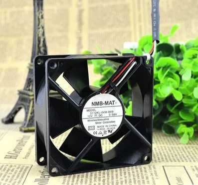 NMB 3112KL-04W-B69 80*80*32MM 12V 0.58A 3lines server dual ball chassis fan NMB 3112KL-04W-B69 80*80*32MM 12V 0.58A 3lines server dual ball chassis fan