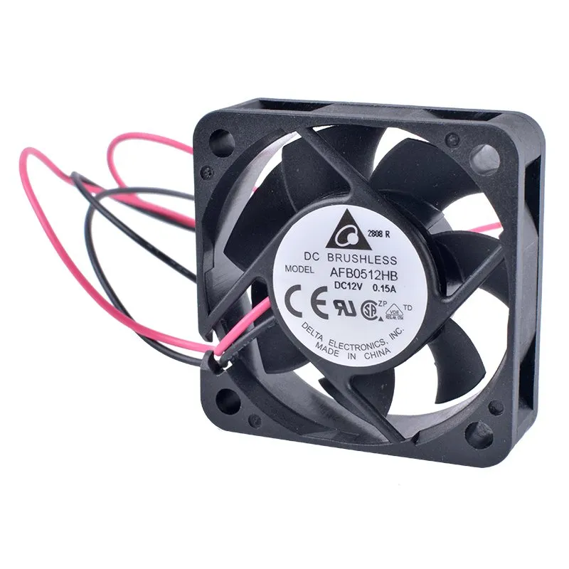 DELTA AFB0512HB 5cm 50mm 12V 0.15A Double ball bearing large air volume cooling fan DELTA AFB0512HB 5cm 50mm 12V 0.15A Double ball bearing large air volume cooling fan