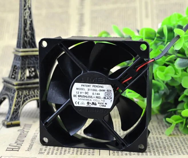 NMB 3110GL-B4W-B24 12V 0.14A quiet cooling fan NMB 3110GL-B4W-B24 12V 0.14A quiet cooling fan