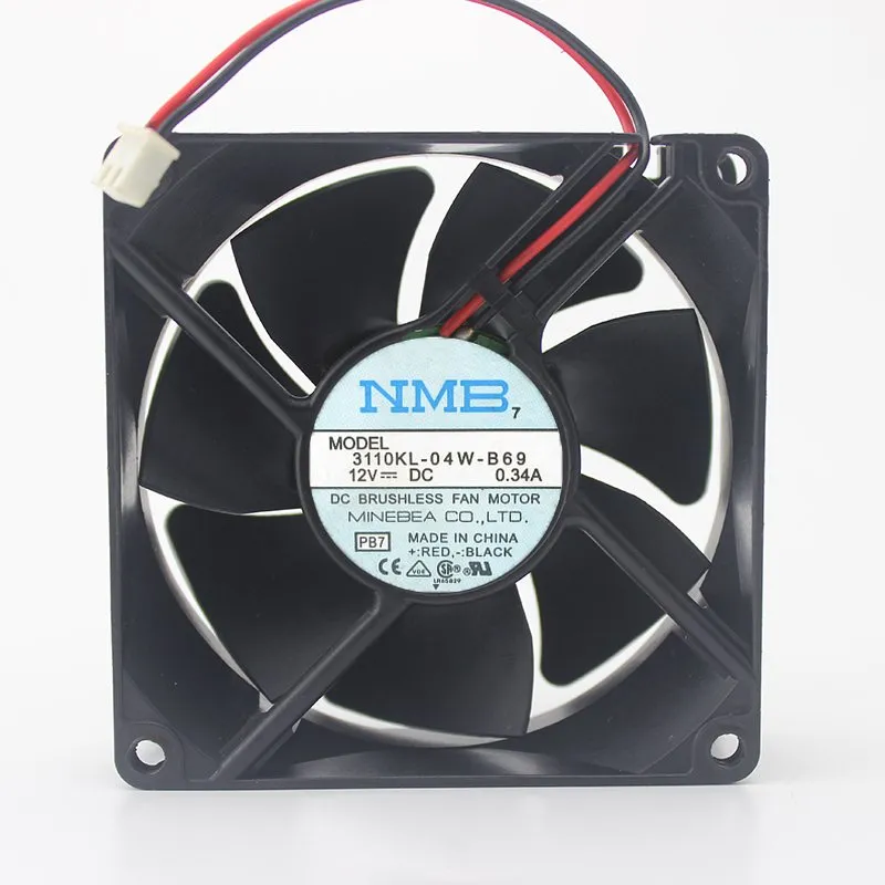 NMB 3110KL-04W-B69 12V 0.34A axial cooling fan NMB 3110KL-04W-B69 12V 0.34A axial cooling fan