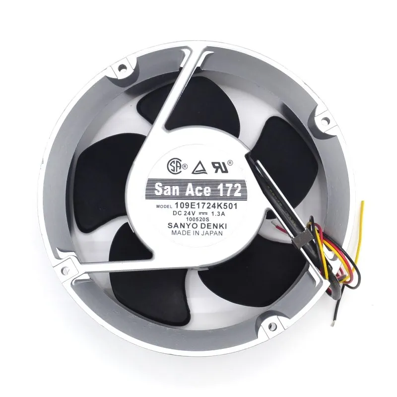 SANYO 109E1724K501 DC24V 1.3A 17CM cooling fan SANYO 109E1724K501 DC24V 1.3A 17CM cooling fan