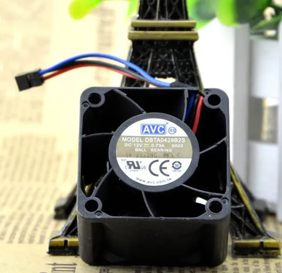 AVC DBTA0428B2S 40*40*28 4CM 12V 0.73A dual ball fan AVC DBTA0428B2S 40*40*28 4CM 12V 0.73A dual ball fan