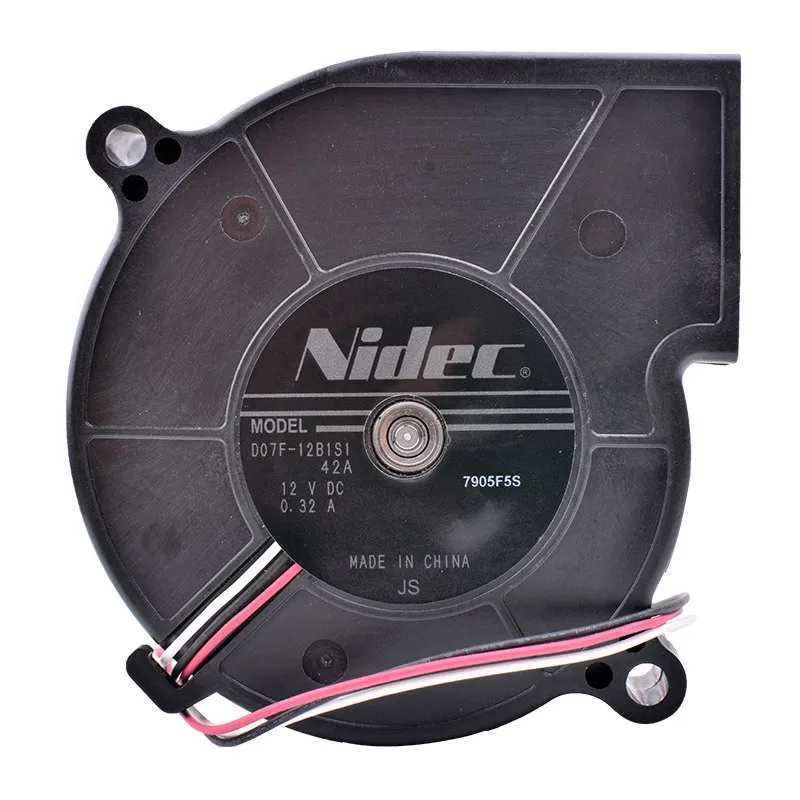 Nidec D07F-12B1S1 42A DC 12V 0.32A Centrifugal turbine blower fan Nidec D07F-12B1S1 42A DC 12V 0.32A Centrifugal turbine blower fan