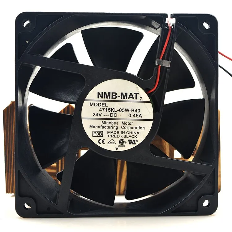 NMB 4712KL-05W-B40 DC 24V 0.48A 3100RPM cooling fan NMB 4712KL-05W-B40 DC 24V 0.48A 3100RPM cooling fan