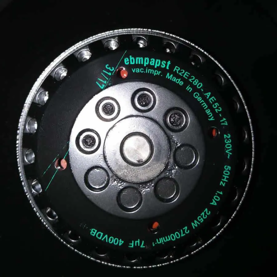 ebmpapst R2E280-AE52-17 230V 1A 50HZ variable frequency cooling fan ebmpapst R2E280-AE52-17 230V 1A 50HZ variable frequency cooling fan