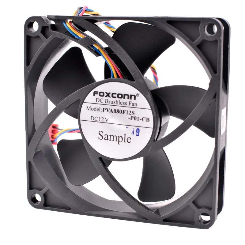 FOXCONN PVA080F12S DC12V Brushless cooling fan FOXCONN PVA080F12S DC12V Brushless cooling fan