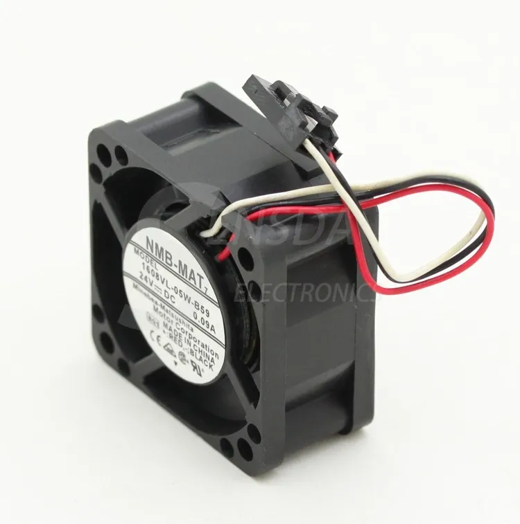 NMB 1608VL-05W-B59 40*40*20mm DC24V 0.09A inverter cooling fan NMB 1608VL-05W-B59 40*40*20mm DC24V 0.09A inverter cooling fan