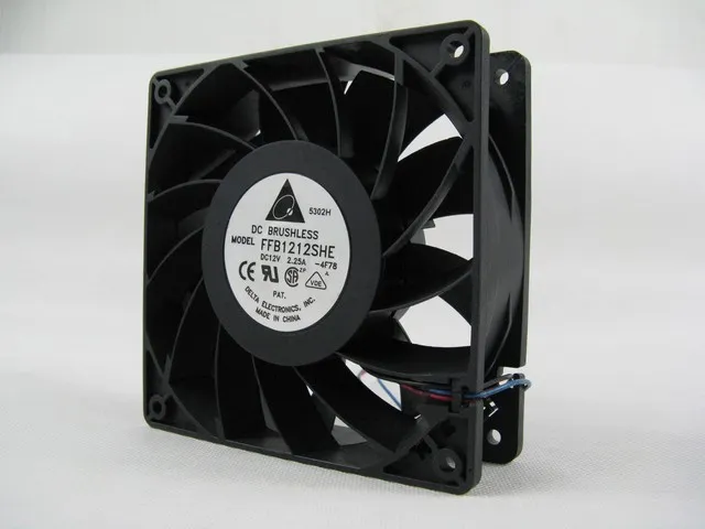 Delta FFB1212SHE 12cm 120*120*38MM DC 12V 2.25A Cooling Computer Case Server Fan Delta FFB1212SHE 12cm 120*120*38MM DC 12V 2.25A Cooling Computer Case Server Fan
