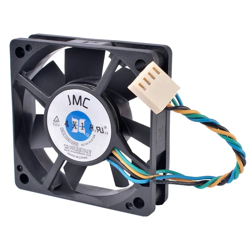 JMC 6015-12HB DC12V 0.12A 4-wire CPU cooling fan JMC 6015-12HB DC12V 0.12A 4-wire CPU cooling fan