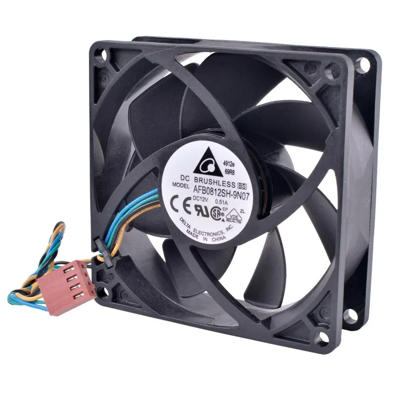 DELTA AFB0812SH-9N07 12V 0.51A PWM high volume air cooling fan DELTA AFB0812SH-9N07 12V 0.51A PWM high volume air cooling fan